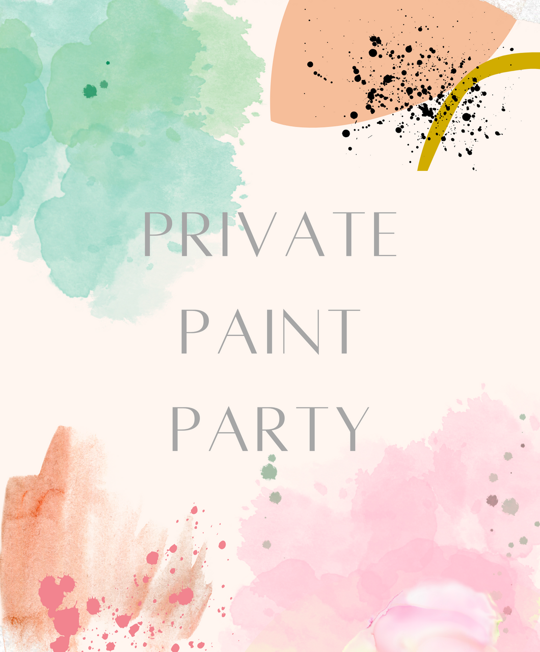 Private Event - Alana's Hens - SATURDAY 25th May - 4.30/5pm