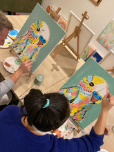 Load image into Gallery viewer, Budgie - SATURDAY 13th August - 6.30pm - UpVibes Paint &amp; Sip Art Studio
